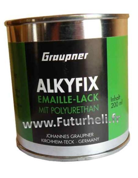 peinture Alkyfix Polyurethane incolor 200ml / Graupner