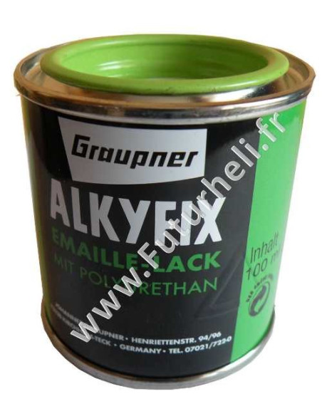 peinture Alkyfix Polyurethane Vert 100ml / Graupner