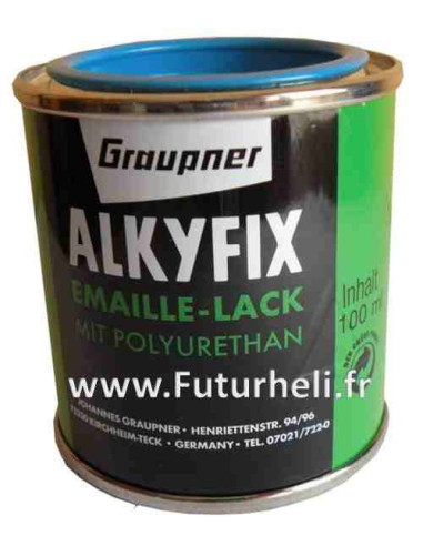 peinture Alkyfix Polyurethane Bleu 100ml / Graupner