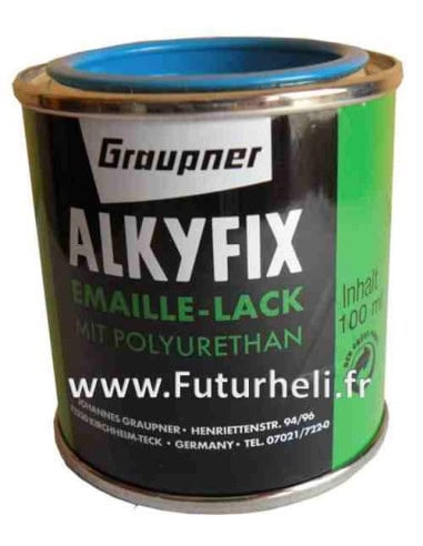 peinture Alkyfix Polyurethane Bleu 100ml / Graupner