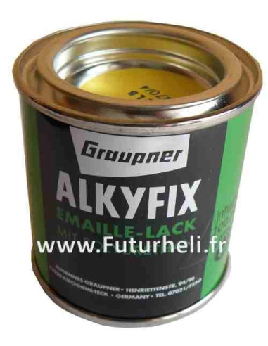 peinture Alkyfix Polyurethane Jaune 100ml / Graupner