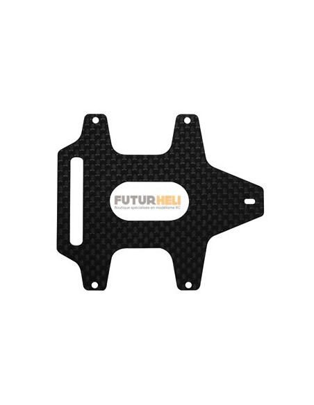 Plaque Carbone Support Batterie Blade chroma Option rakonheli