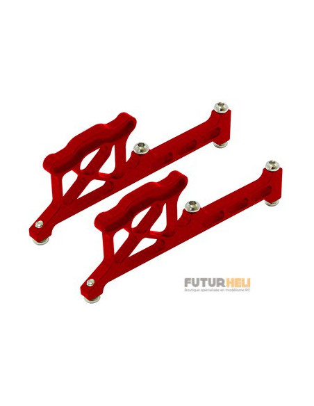 Support antenne Alu Rouge blade chroma Option Rakonheli