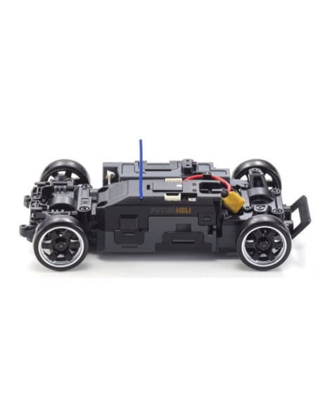 Mini-Z 4WD Nissan Silvia S15 Blanche capot noir Kyosho 32124CW