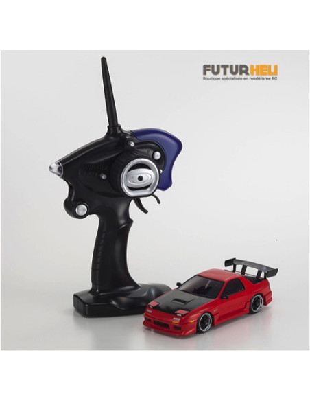 Mini-Z 4WD Nissan Silvia S15 Blanche capot noir Kyosho 32124CW
