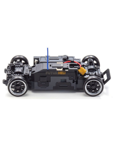 Mini-Z 4WD Nissan Silvia S15 Blanche capot noir Kyosho 32124CW