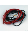 Fils silicone 0,5mm2 1M rouge 1M noir