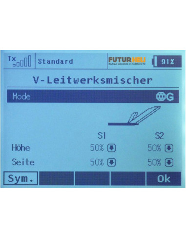 jeti DS16 Duplex Carbon line -Récepteur 9voies+Valise Mode 1et3