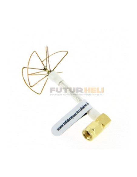 Antenne FPV 5,8Ghz SMA Pentalobe +Top La fabrique circulaire