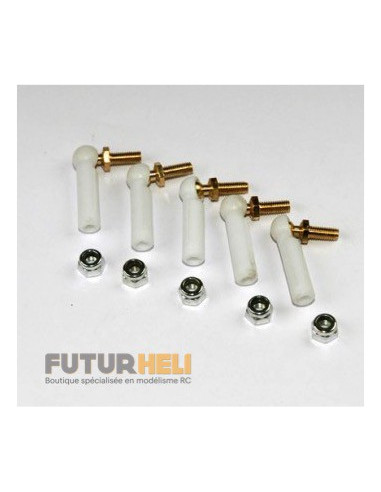 Chape à rotule M3 Décalée (X5 ) Ref 6170