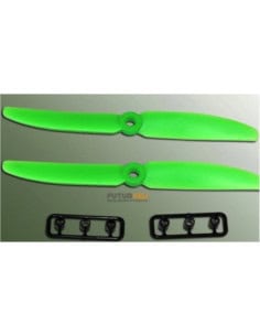 Helice 5x4 Gemfan vert  (x2 ) Rotation gauche