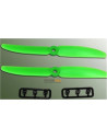 Helice 5x4 Gemfan vert  (x2 ) Rotation gauche