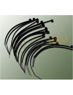 Colliers Nylon noir 2,5x100 mm 20 pièces