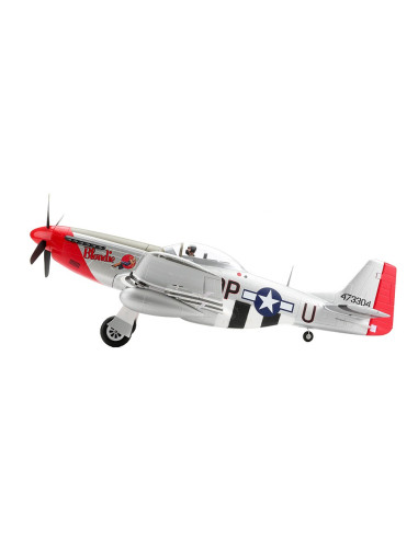 P51 D Mustang  env 1,2m + AS3X + Train rentrant BNF Basic E-flite EFL8250