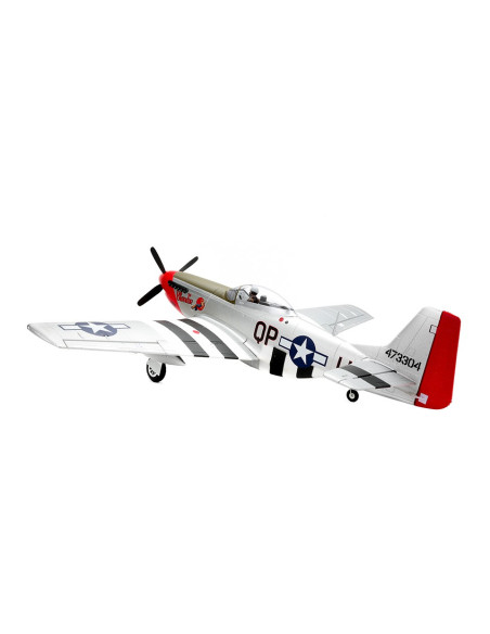 P51 D Mustang  env 1,2m + AS3X + Train rentrant BNF Basic E-flite EFL8250