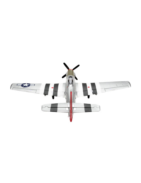 P51 D Mustang  env 1,2m + AS3X + Train rentrant BNF Basic E-flite EFL8250