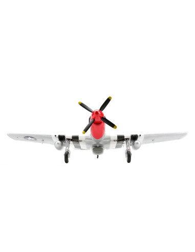 P51 D Mustang  env 1,2m + AS3X + Train rentrant BNF Basic E-flite EFL8250
