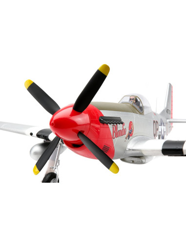 P51 D Mustang  env 1,2m + AS3X + Train rentrant BNF Basic E-flite EFL8250