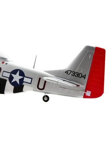 P51 D Mustang  env 1,2m + AS3X + Train rentrant BNF Basic E-flite EFL8250