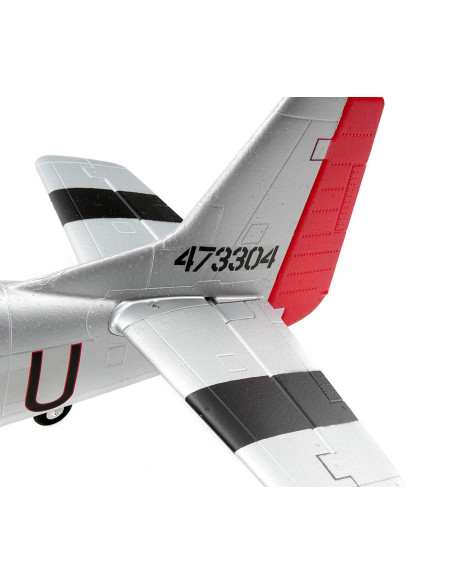 P51 D Mustang  env 1,2m + AS3X + Train rentrant BNF Basic E-flite EFL8250