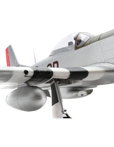 P51 D Mustang  env 1,2m + AS3X + Train rentrant BNF Basic E-flite EFL8250