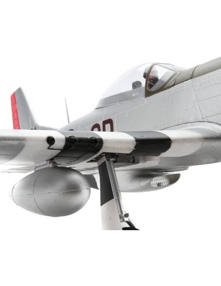 P51 D Mustang  env 1,2m + AS3X + Train rentrant BNF Basic E-flite EFL8250