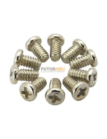 Vis cruciforme M1,6x10 (x10) Rakonheli M1.6X10PH-10