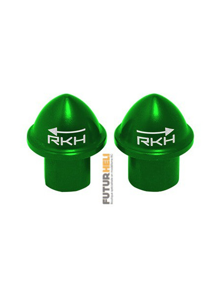 Ecrou d'hélice option alu bleu Blade Mach 25