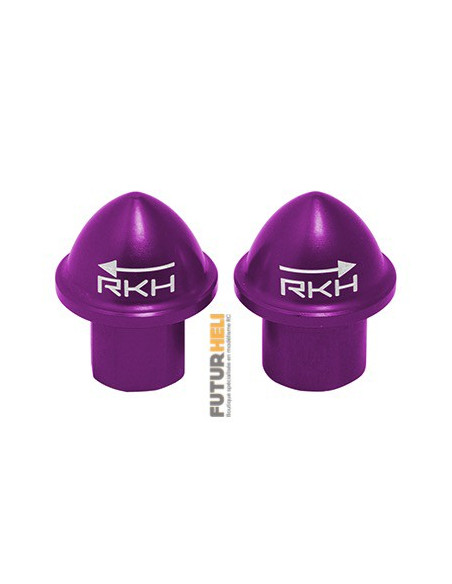 Ecrou d'hélice option alu argent Blade Mach 25