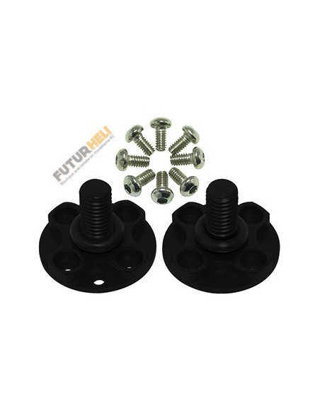 Support hélice Alu vert blade Mach25 option rakonheli