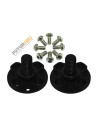 Support hélice Alu vert blade Mach25 option rakonheli