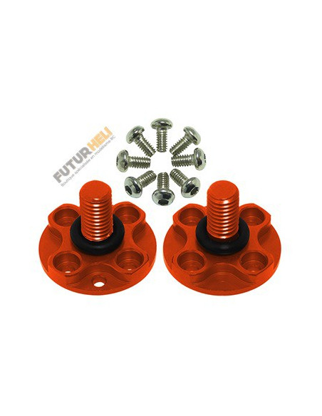 Support hélice Alu noir blade Mach25 option rakonheli