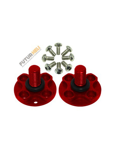 Support hélice Alu Orange blade Mach25 option rakonheli