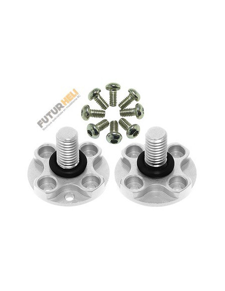 Support hélice Alu Orange blade Mach25 option rakonheli