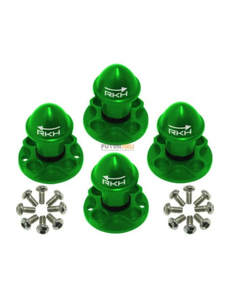 Set complet support d'hélice alu bleu blade MAch25