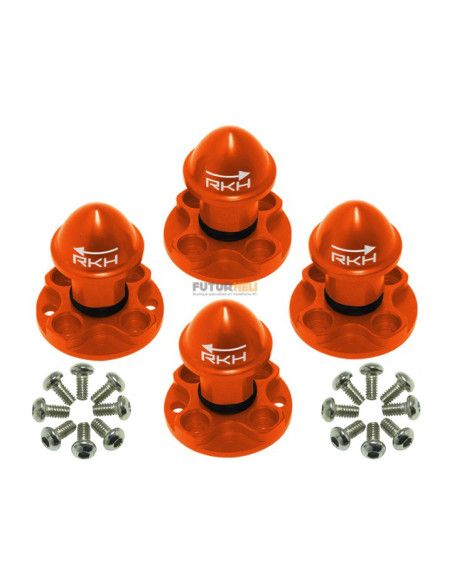 Set complet support d'hélice alu noir blade MAch25