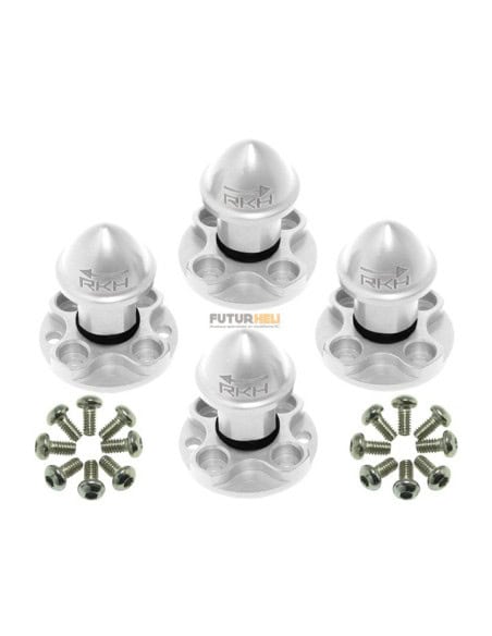 Set complet support d'hélice alu rouge blade MAch25