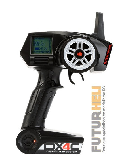 Radiocommande Spektrum DX4C + SR410  4voies