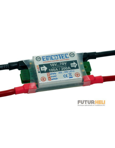 Interrupteur sécurité 70v 100/200A Emcotec A72011