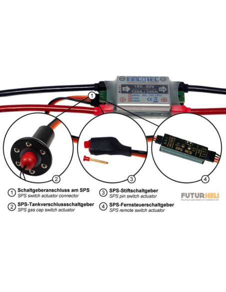 Interrupteur sécurité 70v 100/200A Emcotec A72011