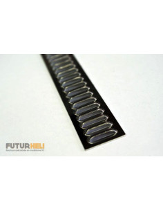 Grille de ventilation métal 90 x 16 mm (x2)