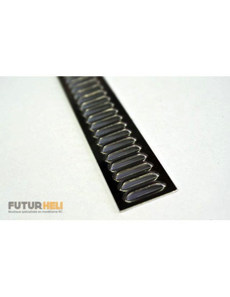 Grille de ventilation métal 90 x 16 mm (x2)