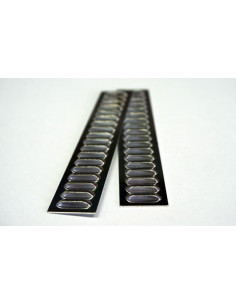 Grille de ventilation métal 90 x 16 mm (x2) 2