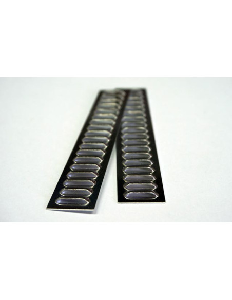 Grille de ventilation métal 90 x 16 mm (x2)