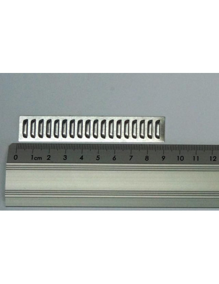 Grille de ventilation métal 90 x 16 mm (x2)
