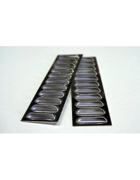 Grille de ventilation métal 90 x 16 mm (x2)