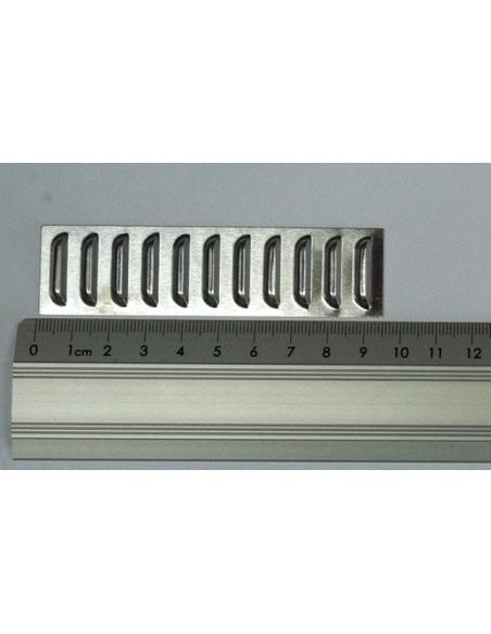 Grille de ventilation métal 90 x 16 mm (x2)