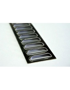 Grille de ventilation métal 95 x 25 mm (x2)