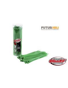 50 Colliers nylon bleu 100mm x2,5