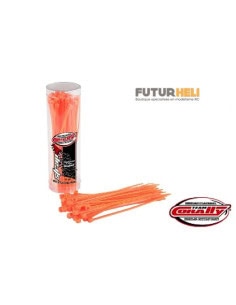 50 Colliers nylon vert 100mm x2,5